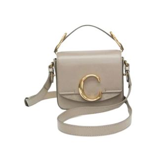 Chlo&eacute; Pre-owned Cross Body Bags, female, Gray, Size: ONE SIZE Pre-owned C Mini Crossbody Bag