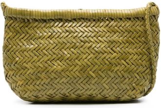 Dragon Diffusion Minsu woven leather tote bag - women - Leather - OS - Green