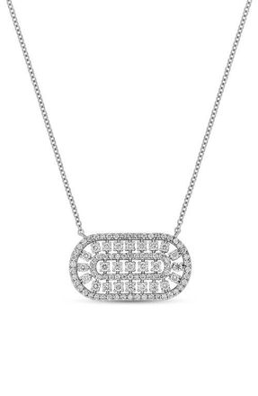 Bony Levy 18K Diamond Pendant Necklace in 18Kw at Nordstrom