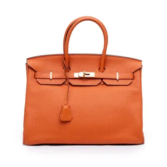 Herm&egrave;s Pre-owned Hermes Togo Birkin Retourne 35 Ladies DXOMC5GRTA4TZQFO