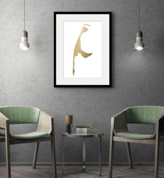 Queence Bild »SYLT« Deutschland Stadt Städte 1 Stk. tlg. HD Premium Poster-Druck inkl. Holzrahmen