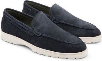 Gernie NYC Venetian Low Top Loafer in Navy Suede at Nordstrom Rack, Size 10.5