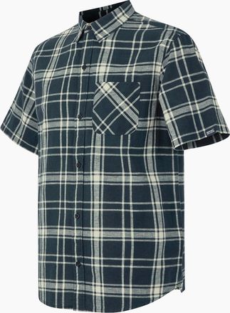 Regatta Mens Regatta Mens Loran Short-Sleeved Shirt - Navy - Size: 40/Regular