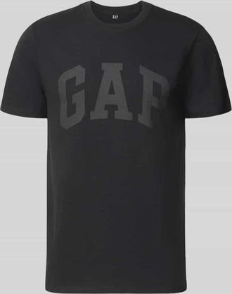 GAP T-Shirt mit Logo und Rundhalsausschnitt in Black, Gr&ouml;&szlig;e XXL