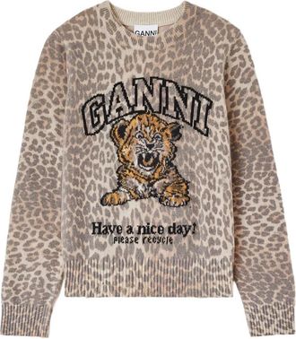 Ganni Donna, Maglie, Multicolore, L, new