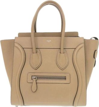 Celine Pre-owned Handbags, female, Beige, Size: ONE SIZE Pre-owned Vintage Handbag