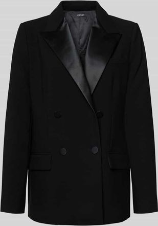 Lauren Ralph Lauren Blazer mit Reverskragen und Pattentaschen Modell RILISSA in Black, Größe 34