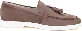 Desa Mens Leather Casual Lace-Ups - Synthetic Sole, Flat Heel, Breathable | Brown - 43