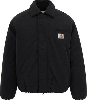 Carhartt Work in Progress Black Stanwood Water-Repellent Padded Nylon Jacket