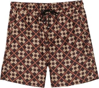 Amiri Ma Quad Pull On Shorts - Heren - Korte broeken - Bruin - Maat: XL Zijde