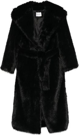 Andamane Belted Faux-fur Coat