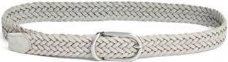 Nordstrom Sterling Braided Suede Belt in Grey at Nordstrom Rack, Size 42