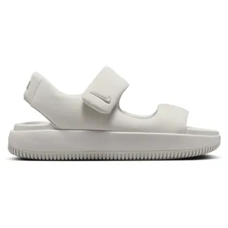 Nike Womens Calm Sandals - Shoes Light Bone/Light Bone/Light Bone Size 10.0