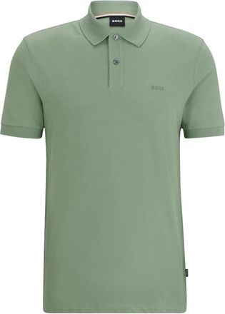 HUGO BOSS Pallas Poloshirt - Heren - Polos - Groen - 3XL - Katoen - Tops