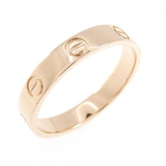 Cartier Love Pink Gold (18K) Band Ring (Pre-Owned)