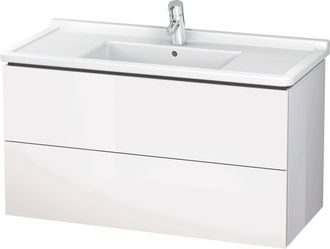 Duravit Duravit L-cube B&acirc;ti-support Lavabo Suspendu, 2 Tiroirs