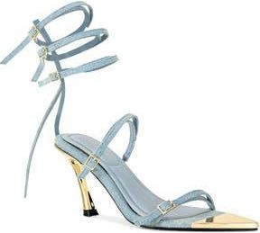 Azalea Wang Adomas Ankle Strap Sandal in Blue at Nordstrom Rack, Size 6.5