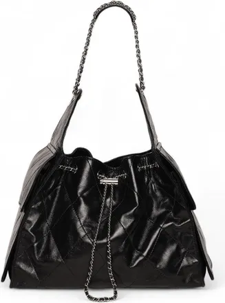 Walter Baker Valeria Quilted Bucket Bag in Black at Nordstrom