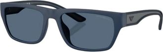 Emporio Armani Ea 4267U Zonnebril - Heren - Zonnebrillen - Blauw - 57 MM - Accessoires
