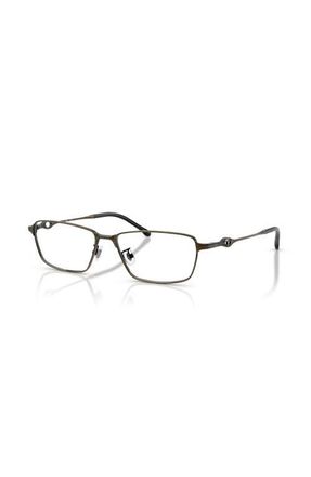 Diesel 56mm Rectangle optical glasses in Green at Nordstrom