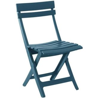 Grosfillex Chaise Pliante - Grosfillex - Miami - Bleu Min&eacute;ral