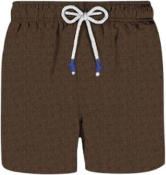 Riviera & Bar Strandkleding - Heren - Strandmode - Bruin - M - Badmode