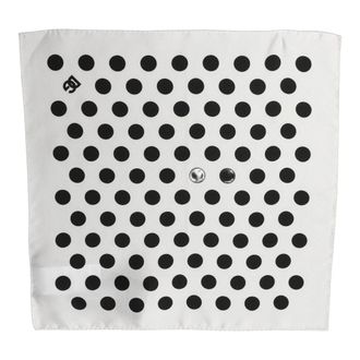 Dolce & Gabbana Vierkante Foulard Sjaal - Dames - Accessoires - Wit - Maat: ONE Size Zijde