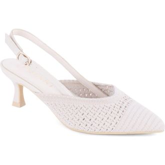 Elie Tahari Palermo Slingback Pump in Natural at Nordstrom, Size 7.5