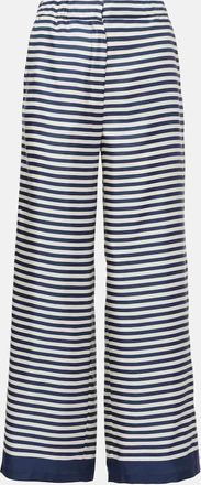 Max Mara Pantaloni a gamba larga Nine in seta