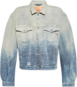 Diesel Denim Jassen - unisex - Spijkerjassen - Blauw - XL - Denim - Jassen