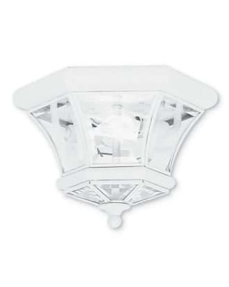 Livex Lighting Livex Monterey 2-Light White Ceiling Mount