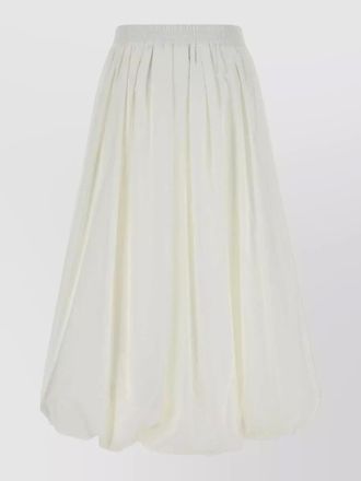 Max Mara poplin nuvole skirt balloon silhouette pleated