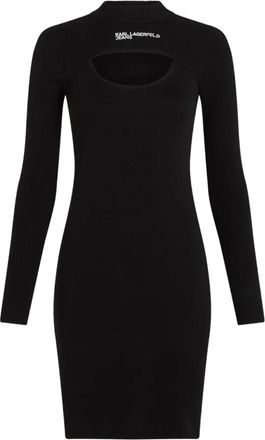 Karl Lagerfeld Abito - Dames - Kleedjes - Zwart - M - Kleedjes