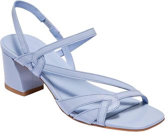 Bernardo Gyoda Patent Mid Heel Sandal