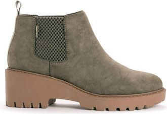 Muk Luks Womens Finley Francis Boot In Moss