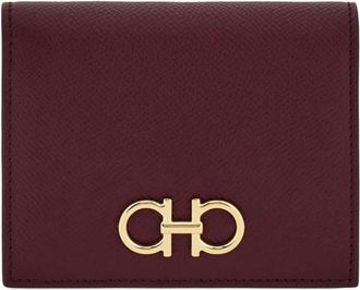 Ferragamo Purple Gancini Logo Wallet