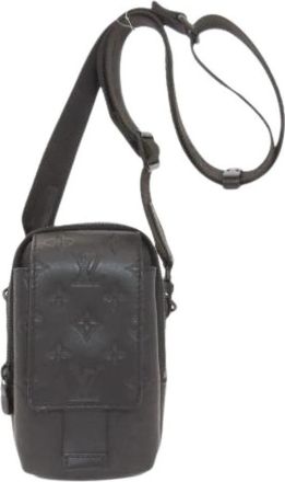 Louis Vuitton Pre-owned Vintage Monogram Shadow Schoudertas - Dames - Vintage Schoudertas - Zwart - ONE Size - Vintage
