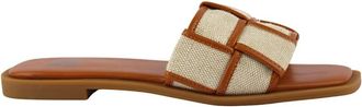 Bibi Lou Jute Leather Sandalen - Dames - Sandalen - Bruin - 36 EU - Jute - Schoenen