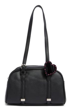Madden Girl Faux Leather Bowling Bag in Black at Nordstrom Rack