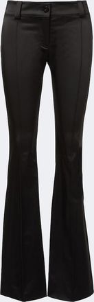 Gucci Pantaloni flared in raso