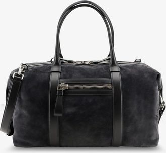 Tom Ford Borsa da viaggio Buckley Holdall in suede - TOM FORD - gender_Man