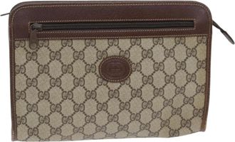 Gucci Supreme Convertible Gg Coated Canvas Beige Pvc Backpack Bag (Pre-Owned)