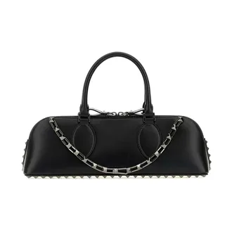 Valentino Garavani Stylish Leather Bag - female - Valentino Garavani - Handbags - Black - ONE SIZE - Bags