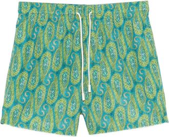 Etro paisley swim shorts - Green