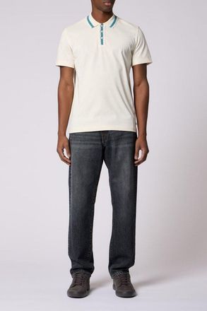 Paul Smith PS REGULAR FIT ZIP POLO Size: XXL, colour: WHITE