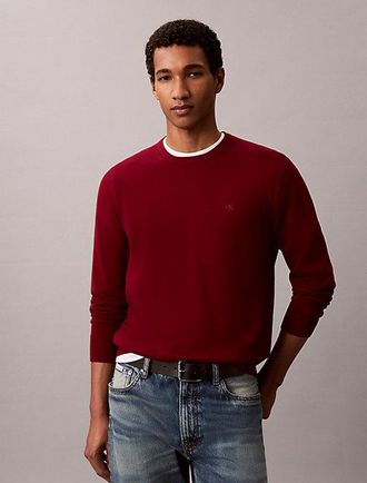 Calvin Klein Jersey Cl&aacute;sico De Lana Merino
