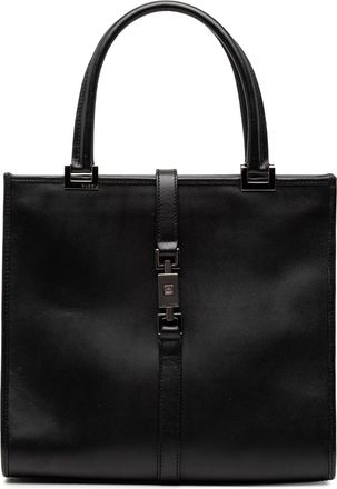 Gucci Pre-owned Womens Calfskin Jackie Handbag - Black Leather - One Size