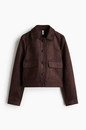 H&M Jacket in Dark Brown at Nordstrom, Size Xx-Large
