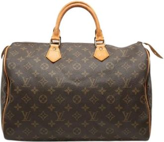 Louis Vuitton Pre-owned Handbags, female, Brown, Size: ONE SIZE Pre-owned Speedy 35