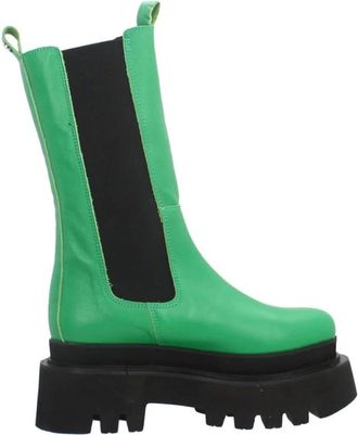 Yellow Elastische Chelsea-laarzen - Dames - Chelseaboots - Groen - 37 EU - Schoenen